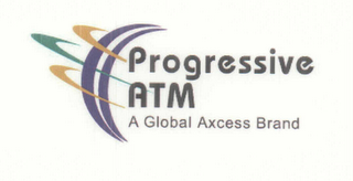 PROGRESSIVE ATM A GLOBAL AXCESS BRAND logo