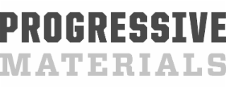 PROGRESSIVE MATERIALS logo