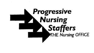 PROGRESSIVE NURSING STAFFERS THE NURSING OFFICE logo