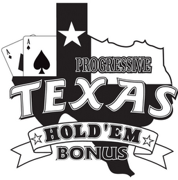 PROGRESSIVE TEXAS HOLD 'EM BONUS logo