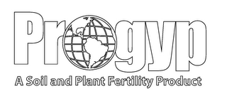 PROGYP A SOIL AND PLANT FERTILITY PRODUCT logo