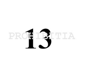 PROHIBITIA 13 logo
