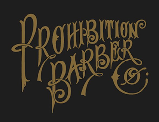 PROHIBITION BARBER CO. logo