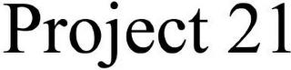 PROJECT 21 logo