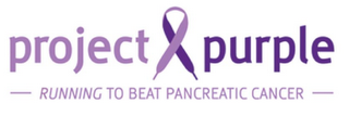 PROJECT PURPLE RUNNING TO BEAT PANCREATIC CANCER logo