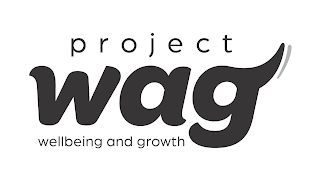 PROJECT WAG WELL-BEING AND GROWTH logo