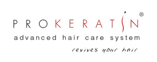 PROKERATIN ADVANCED HAIR CARE SYSTEM REVIVES YOUR HAIR logo