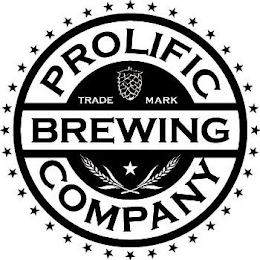 PROLIFIC BREWING COMPANY TRADE MARK logo