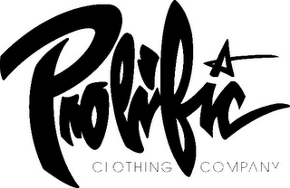 PROLIFIC CLOTHING COMPANY logo