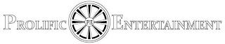 PROLIFIC ENTERTAINMENT PE logo