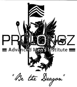 PROLONGZ =ADVANCED MEN'S INSTITUTE= "BETHE DRAGON" logo