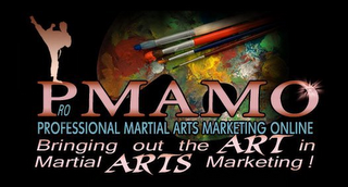 PROMAMO PROFESSIONAL MARTIAL ARTS MARKETING ONLINE BRINGING OUT THE ART IN MARTIAL ARTS MARKETING! logo
