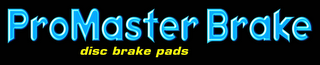 PROMASTER BRAKE DISC BRAKE PADS logo