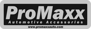 PROMAXX AUTOMOTIVE ACCESSORIES WWW.PROMAXXAUTO.COM logo