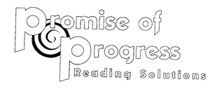 PROMISE OF PROGRESS READING SOLUTIONS logo