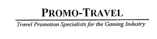 PROMO-TRAVEL TRAVEL PROMOTION SPECIALISTS FOR THE GAMING INDUSTRY logo