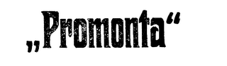 "PROMONTA" logo