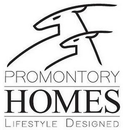 PROMONTORY HOMES LIFESTYLE DESIGNED logo