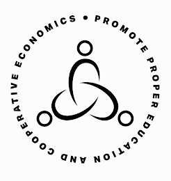 PROMOTE PROPER EDUCATION AND COOPERATIVE ECONOMICS logo