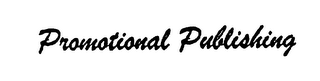 PROMOTIONAL PUBLISHING logo