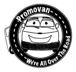 PROMOVAN WE'RE ALL OVER THE ROAD