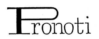 PRONOTI logo