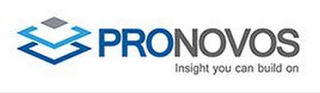 PRONOVOS INSIGHT YOU CAN BUILD ON logo