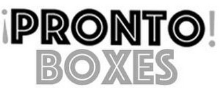 ¡PRONTO! BOXES logo