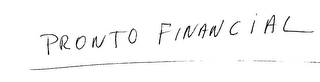 PRONTO FINANCIAL logo