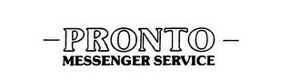 - PRONTO - MESSENGER SERVICE logo