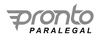 PRONTO PARALEGAL logo