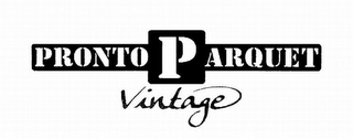PRONTO PARQUET VINTAGE logo