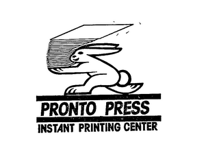 PRONTO PRESS INSTANT PRINTING CENTER logo
