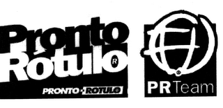 PRONTO ROTULO PR TEAM logo