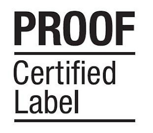 PROOF CERTIFIED LABEL logo