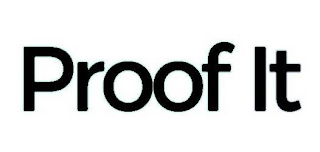 PROOF IT logo