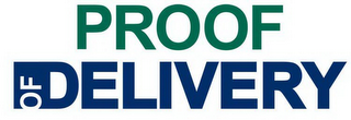 PROOF OF DELIVERY logo