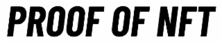 PROOF OF NFT logo