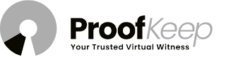 PROOFKEEP YOUR TRUSTED VIRTUAL WITNESS logo