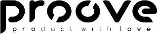PROOVE PRODUCT WITH LOVE logo