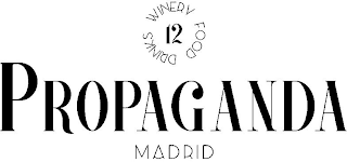 PROPAGANDA 12 MADRID WINERY FOOD DRINKS logo