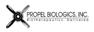PROPEL BIOLOGICS, INC. B I O T H E R A P E U T I C S. DELIVERED logo