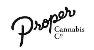 PROPER CANNABIS CO logo