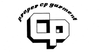 PROPER CP GARMENT CP logo