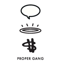 PROPER GANG logo