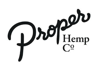 PROPER HEMP CO logo