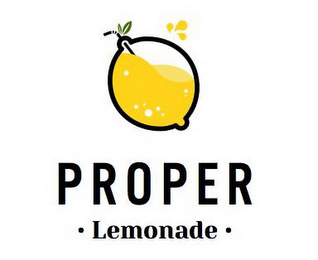 PROPER LEMONADE logo