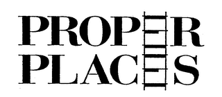 PROPER PLACES logo
