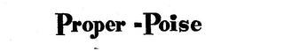PROPER-POISE logo