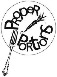 PROPER PORTIONS logo